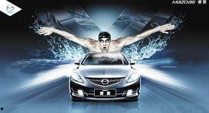 汽车广告明星,驾驭梦想，闪耀赛道